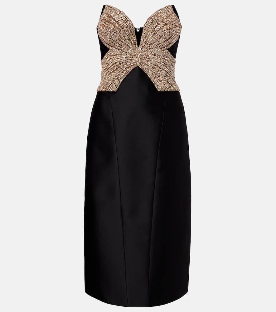 costarellos tala embellished cocktail dress