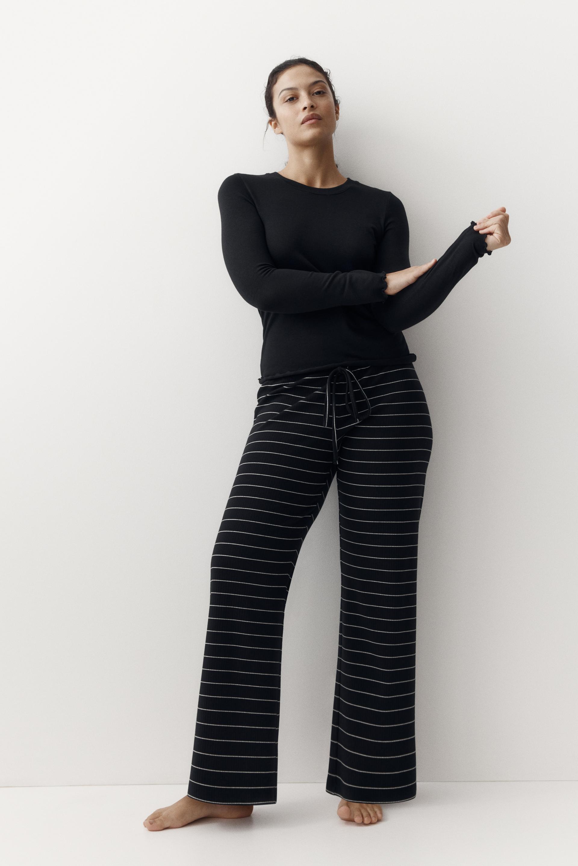 cotton-blend pants
