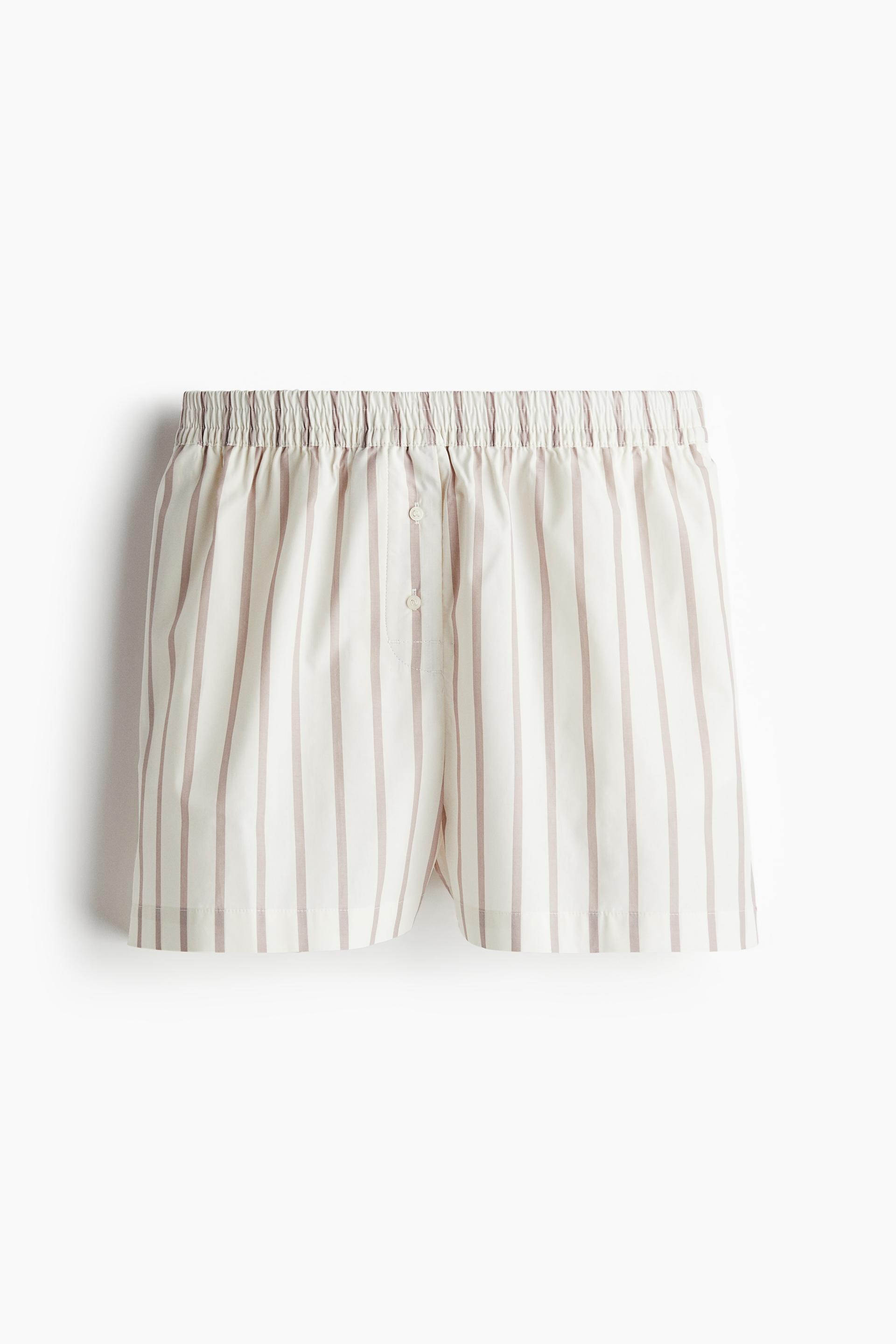 cotton boxer-style shorts