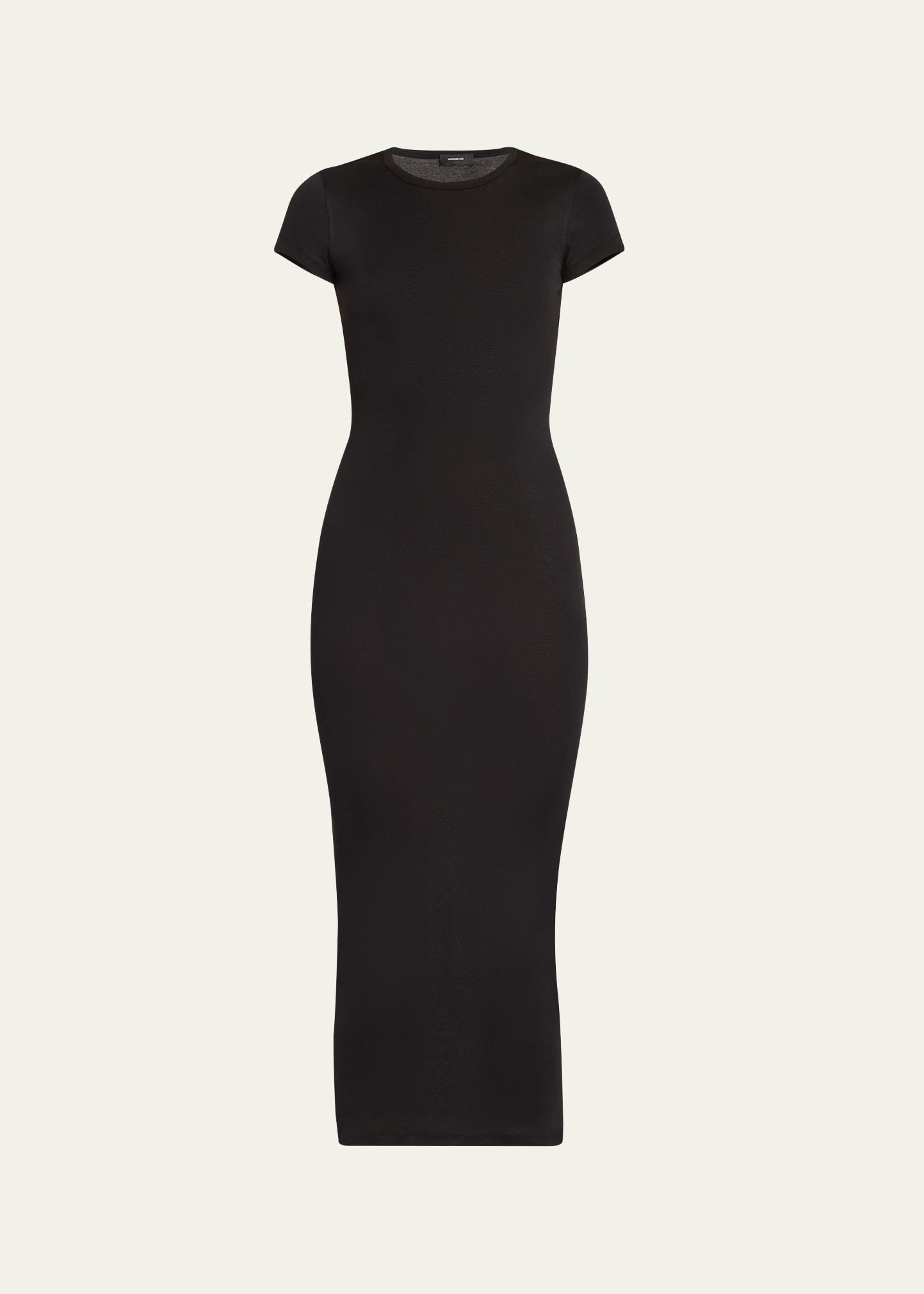 cotton cap-sleeve dress
