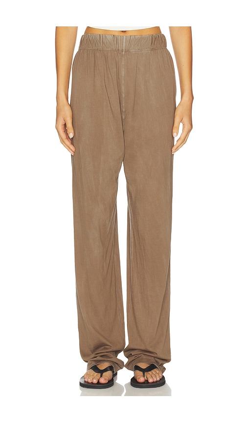 cotton citizen standard pant in tan.