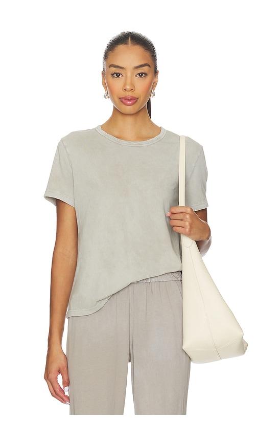 cotton citizen standard tee in beige.