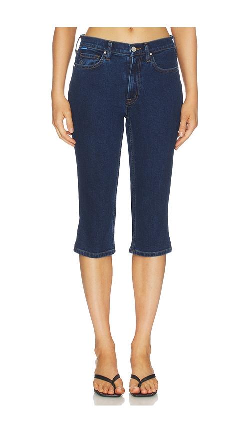 cotton citizen the carla capri jean in blue.