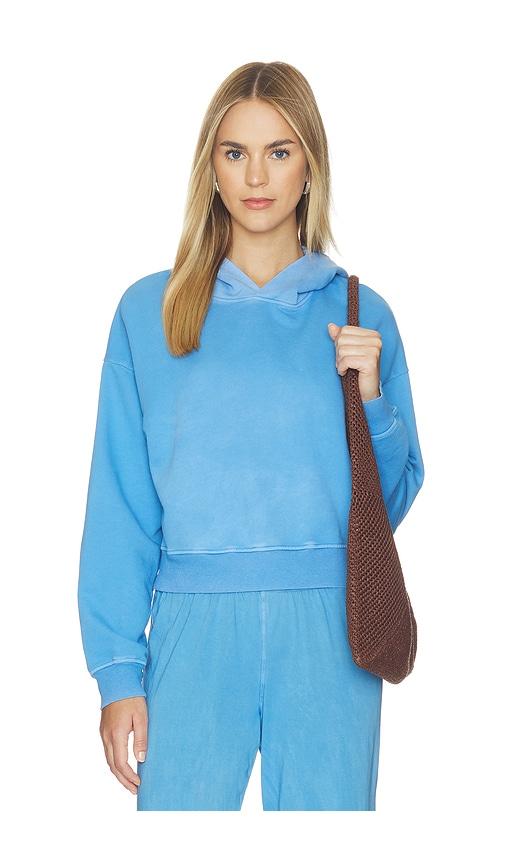 cotton citizen the roma hoodie in blue.