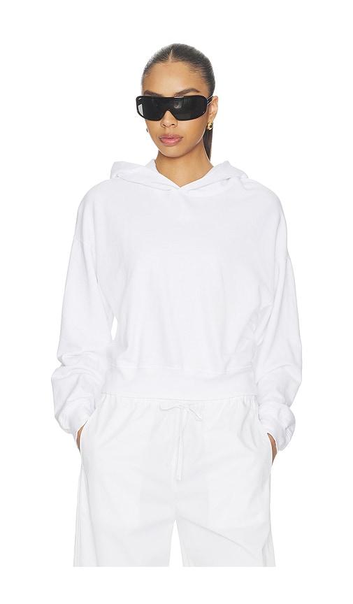 cotton citizen the roma hoodie in white.
