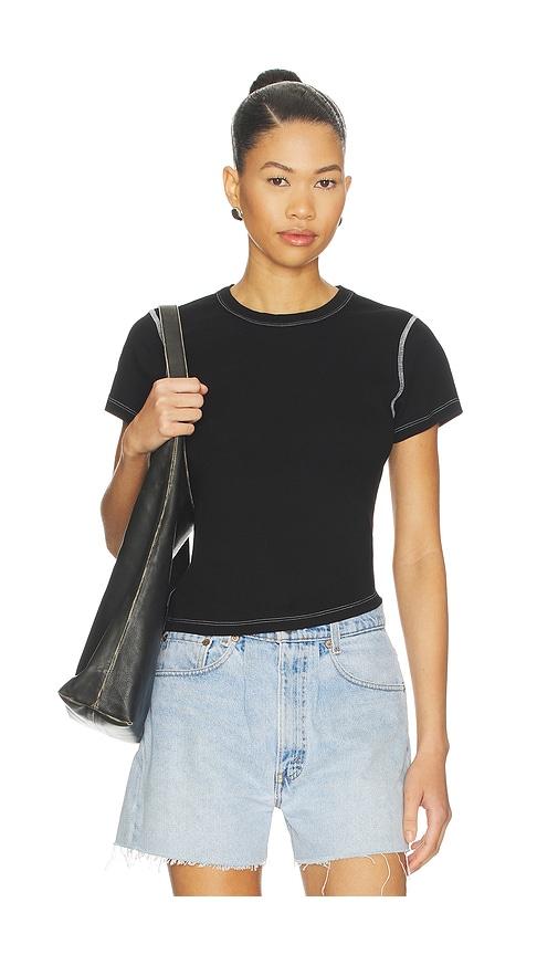 cotton citizen the seoul tee in black.