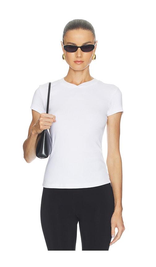cotton citizen the seoul v-neck tee in white.