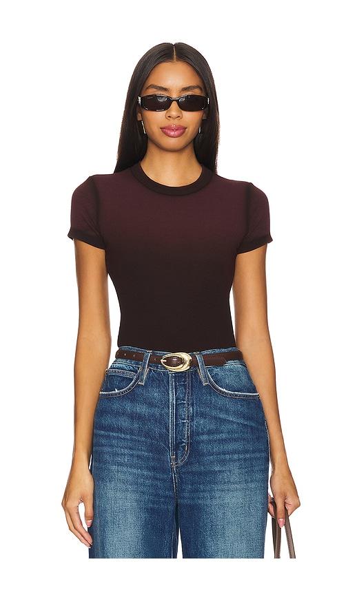 cotton citizen verona tee in purple.