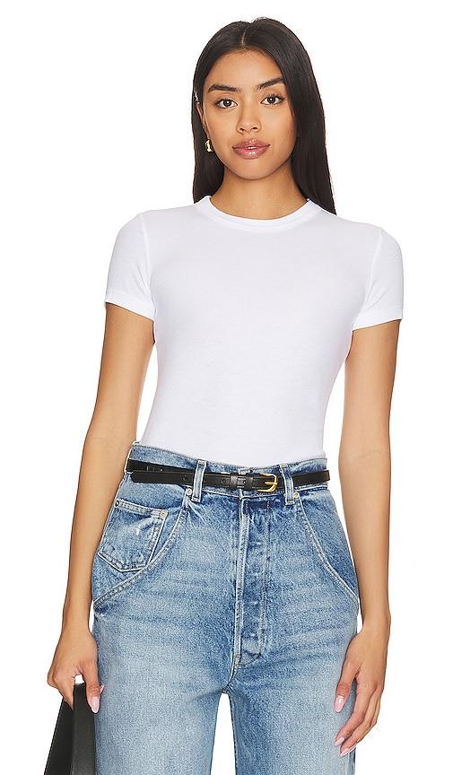 cotton citizen verona tee in white.