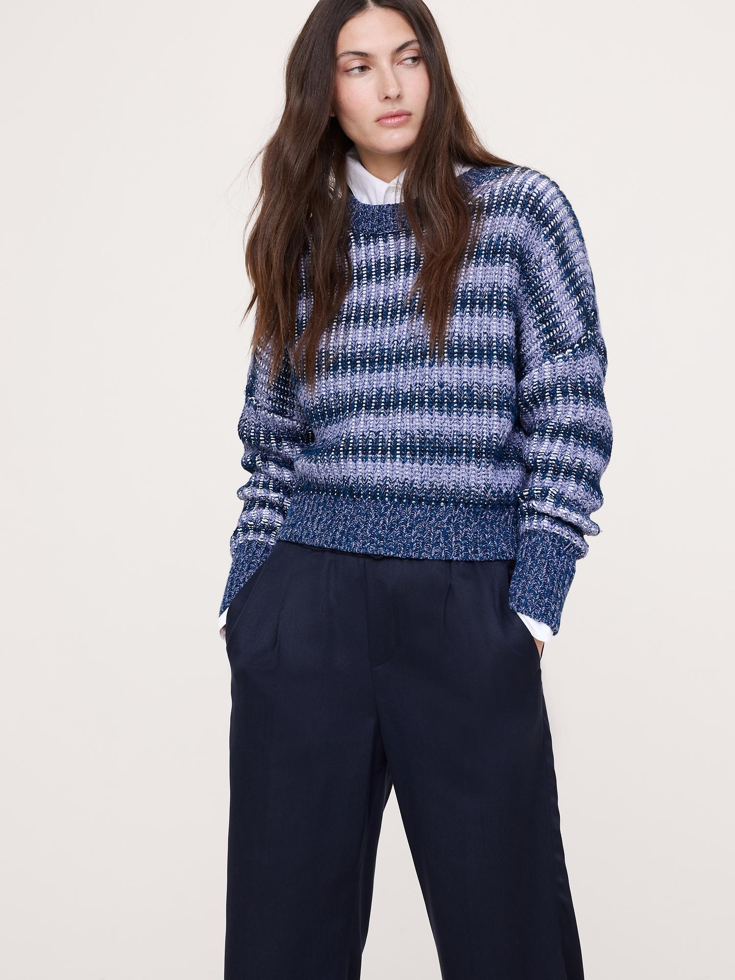 cotton crew-neck sweater
