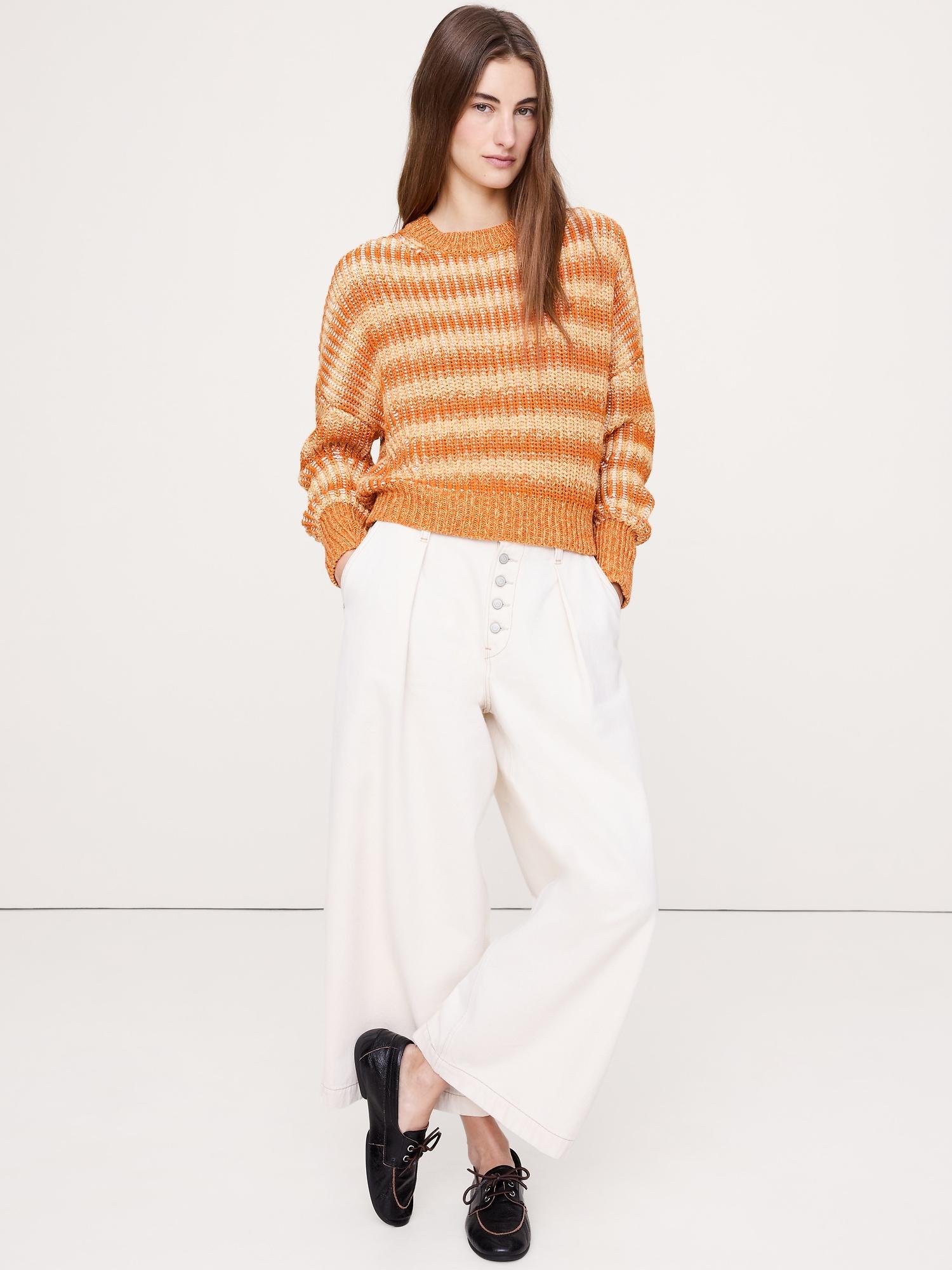 cotton crew-neck sweater