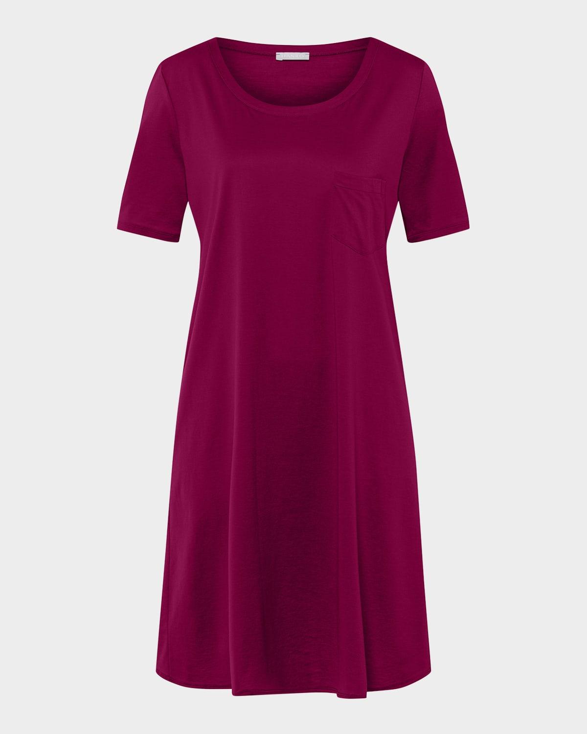 cotton deluxe short-sleeve big sleepshirt