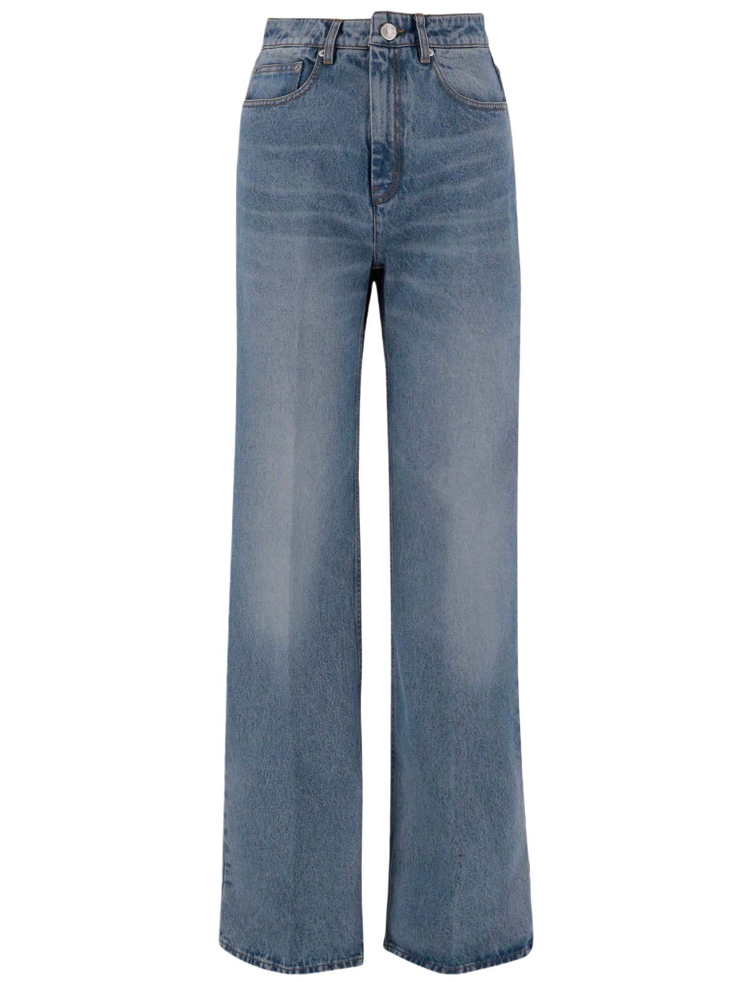 cotton flared jeans