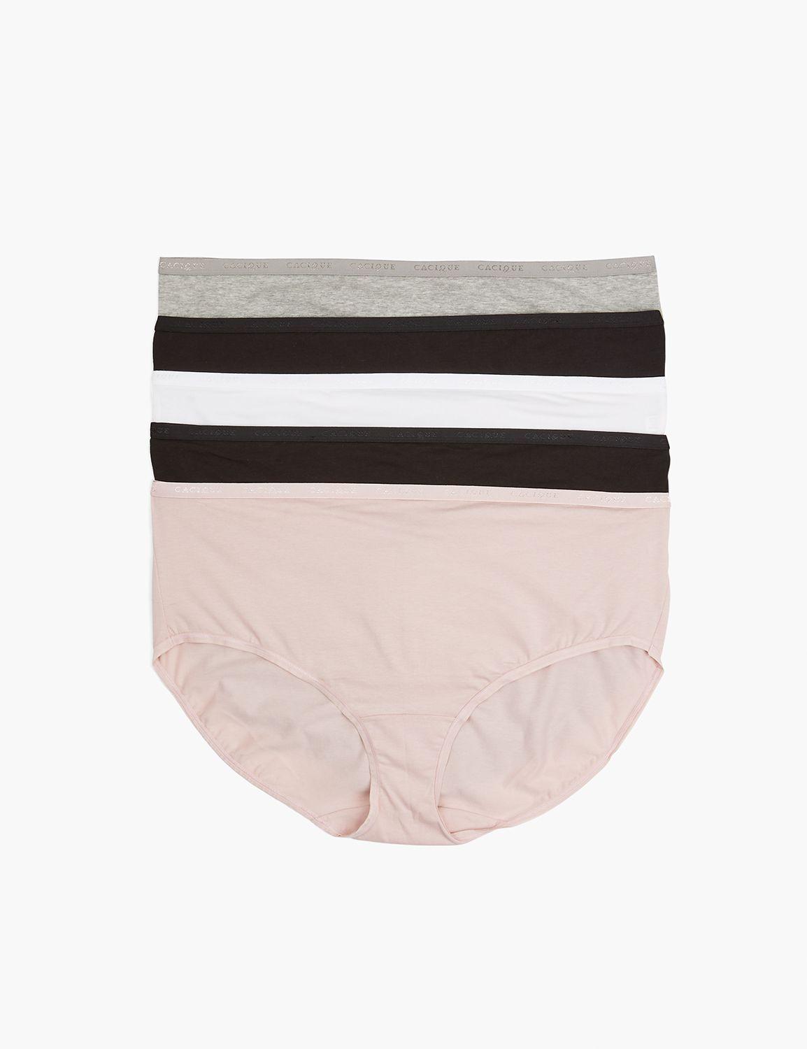 cotton high-leg brief panty - 5-pack