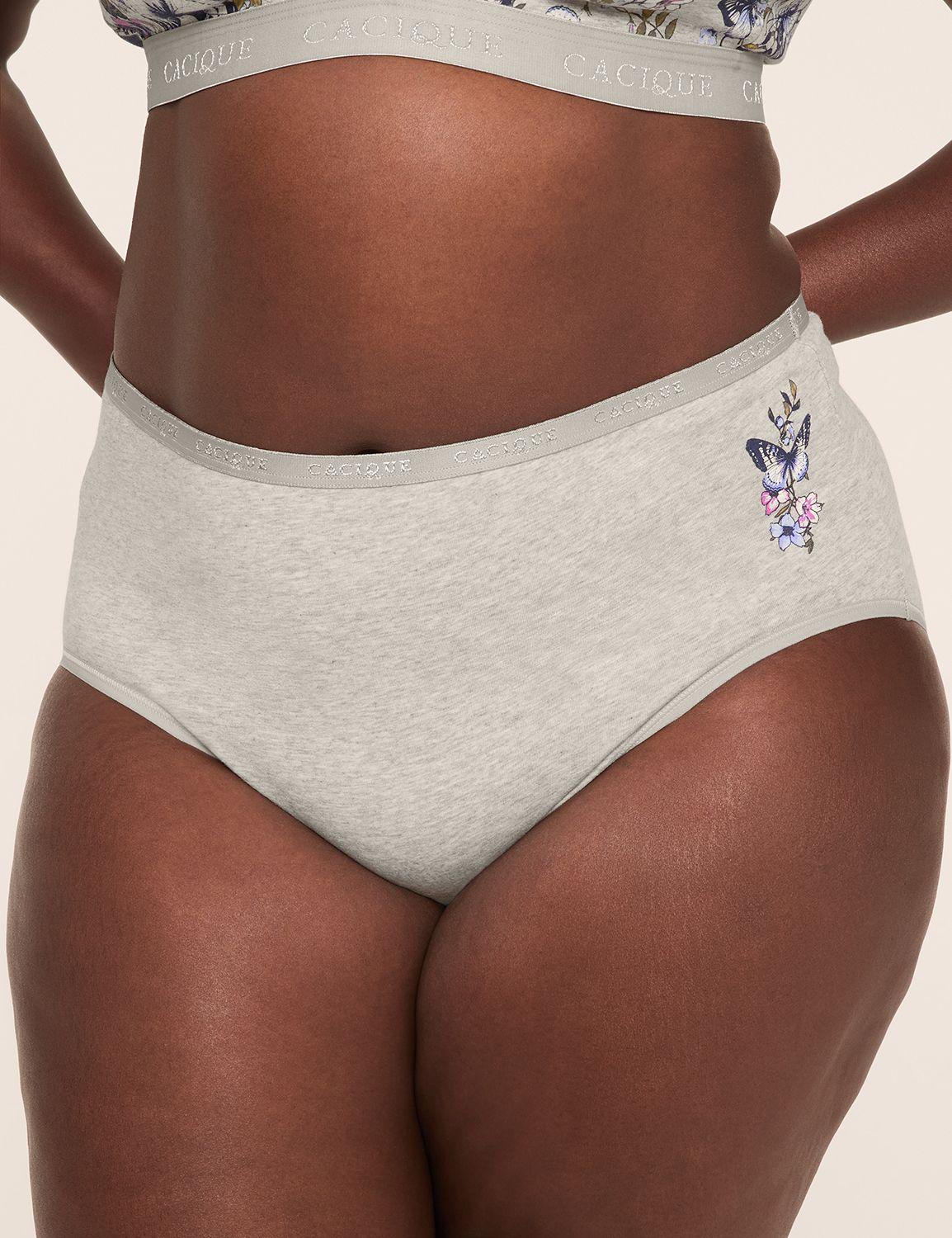 cotton high-leg brief panty