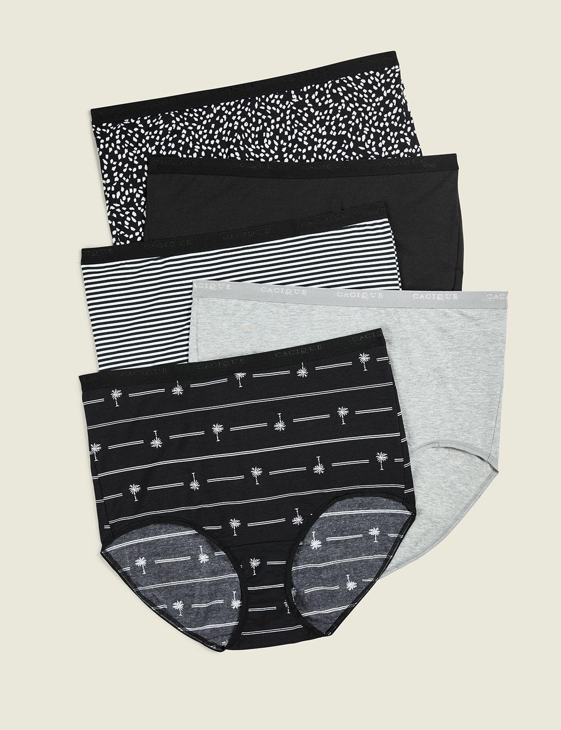 cotton high-waist brief panty - 5-pack