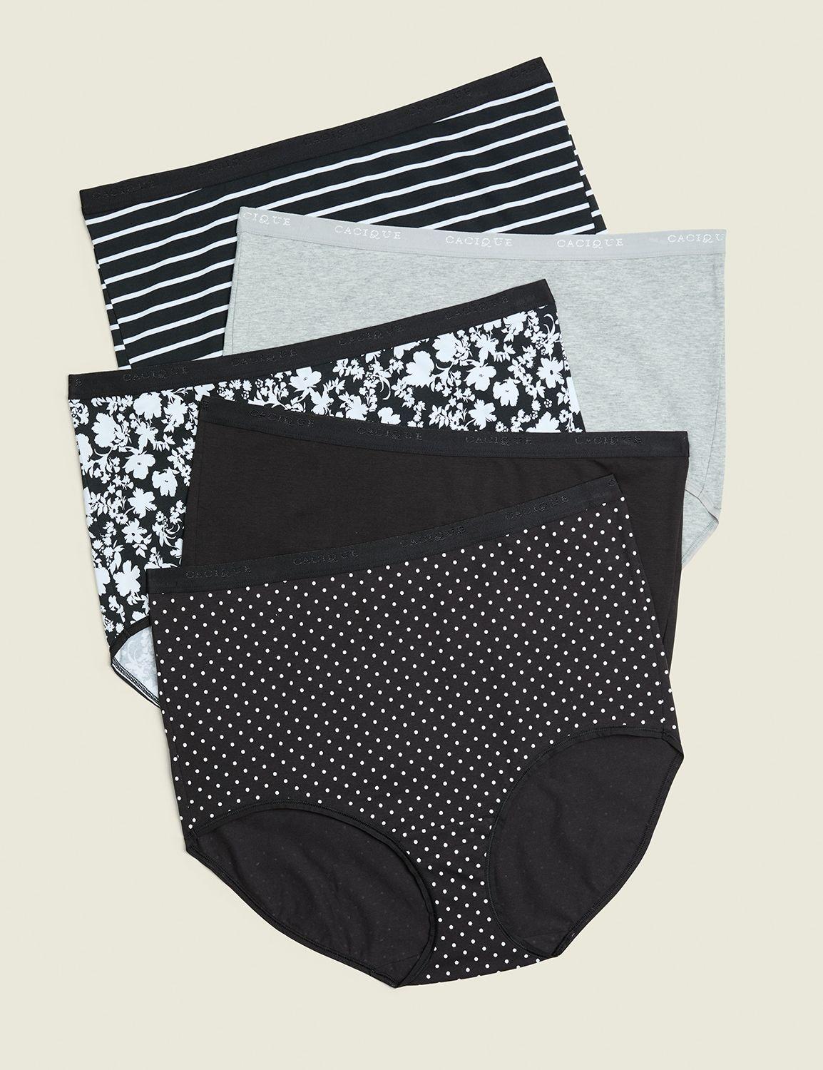 cotton high-waist brief panty - 5-pack