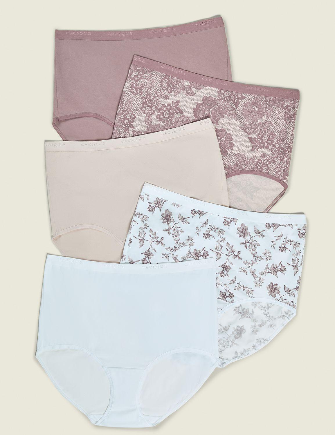 cotton high-waist brief panty - 5-pack
