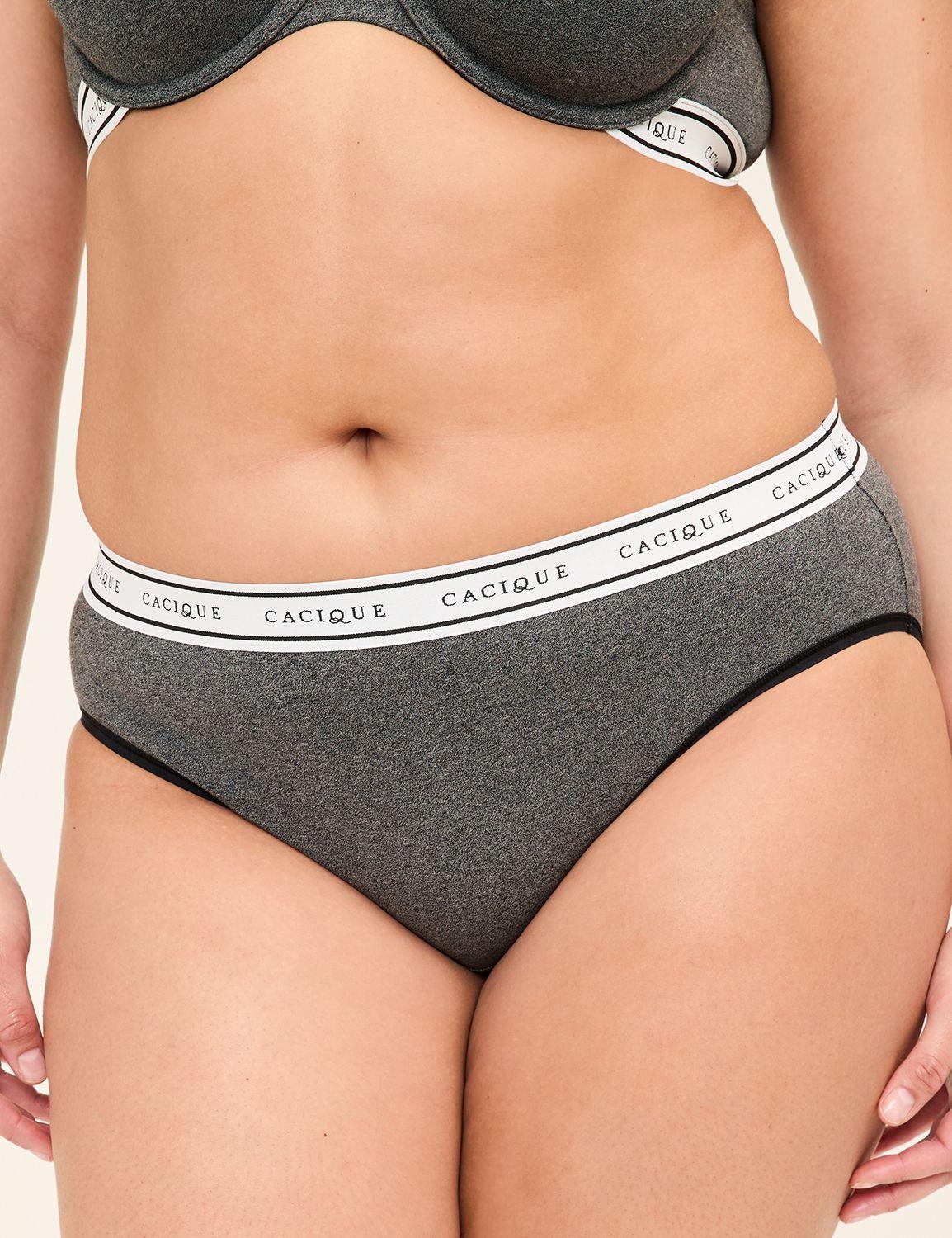 cotton hipster panty with wide waistband
