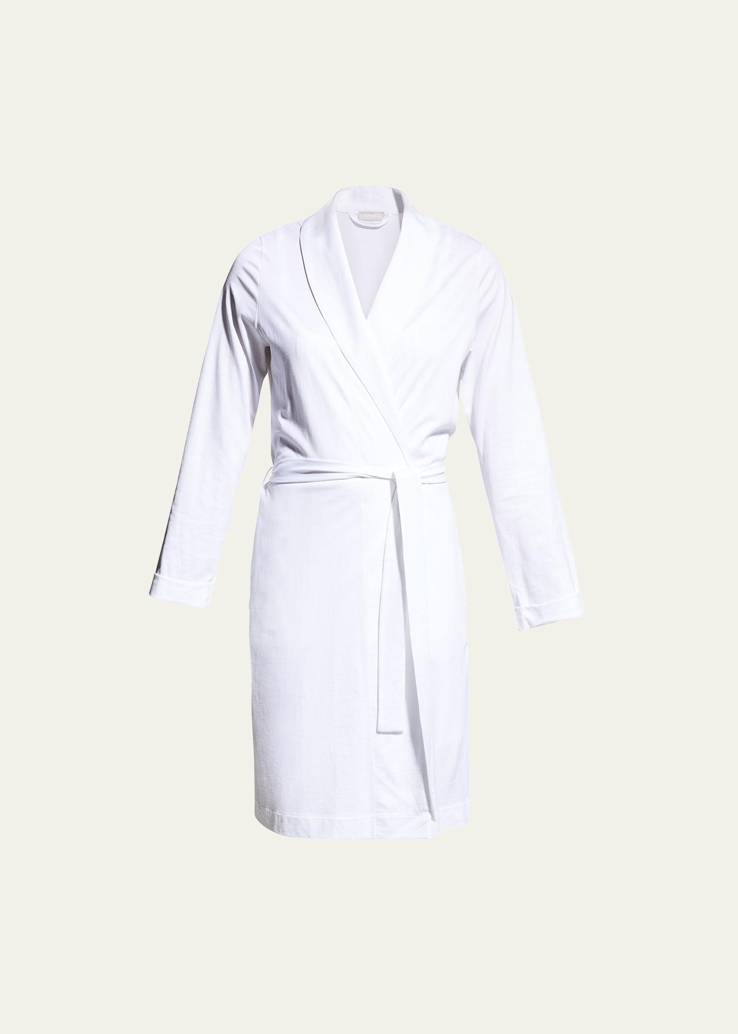 cotton jersey short robe