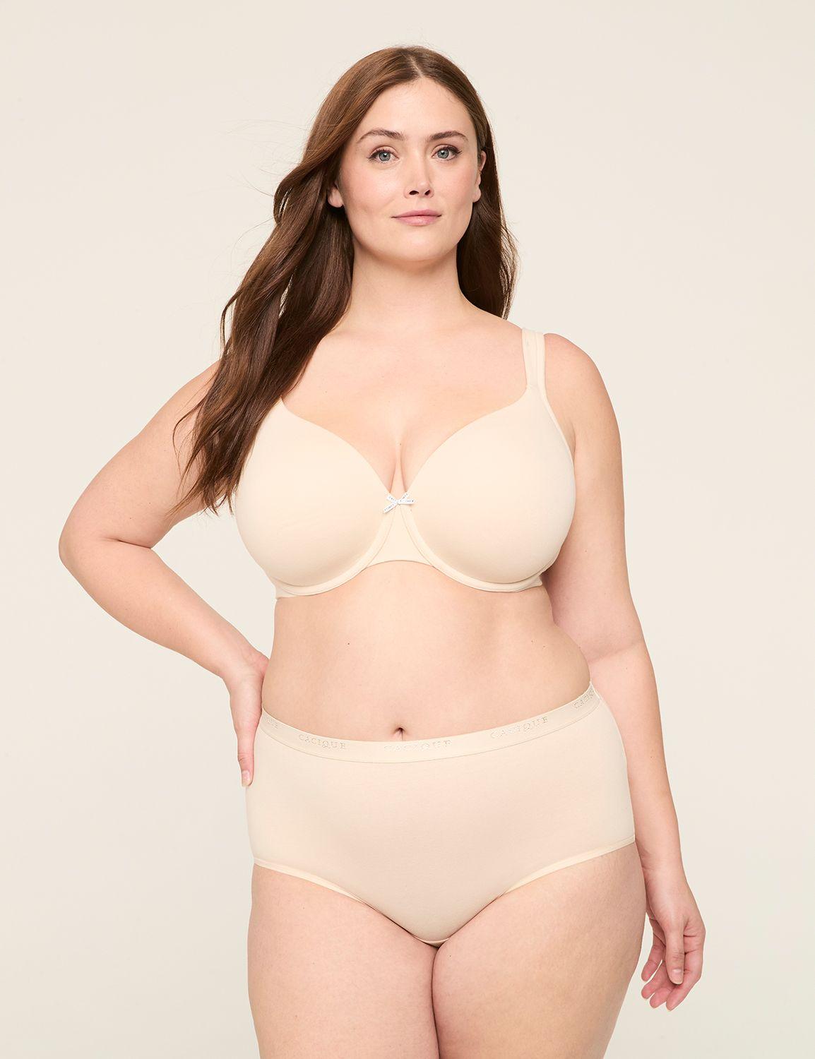 cotton lightly lined full coverage bra