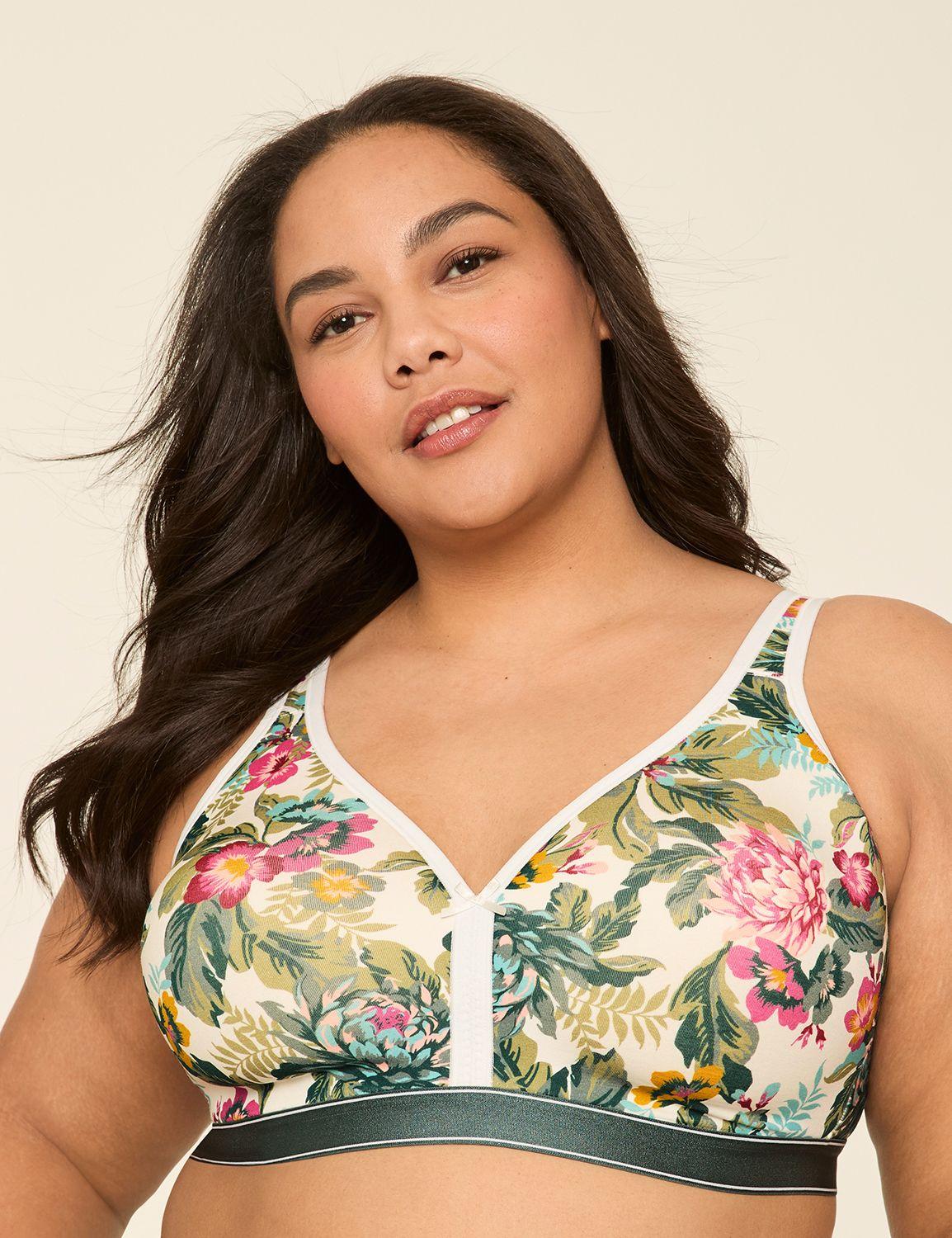 cotton lightly lined no-wire bra
