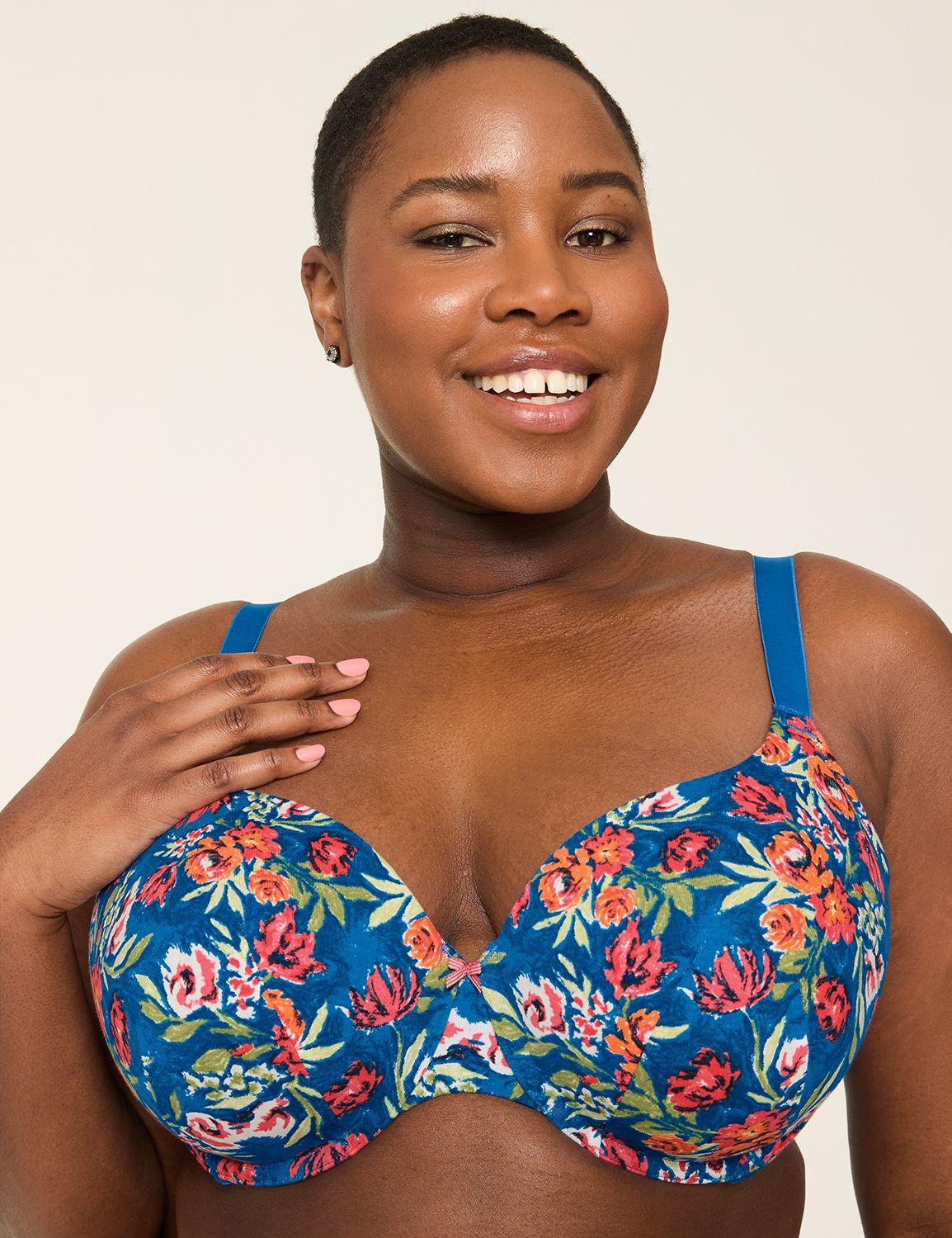 cotton lightly lined t-shirt bra