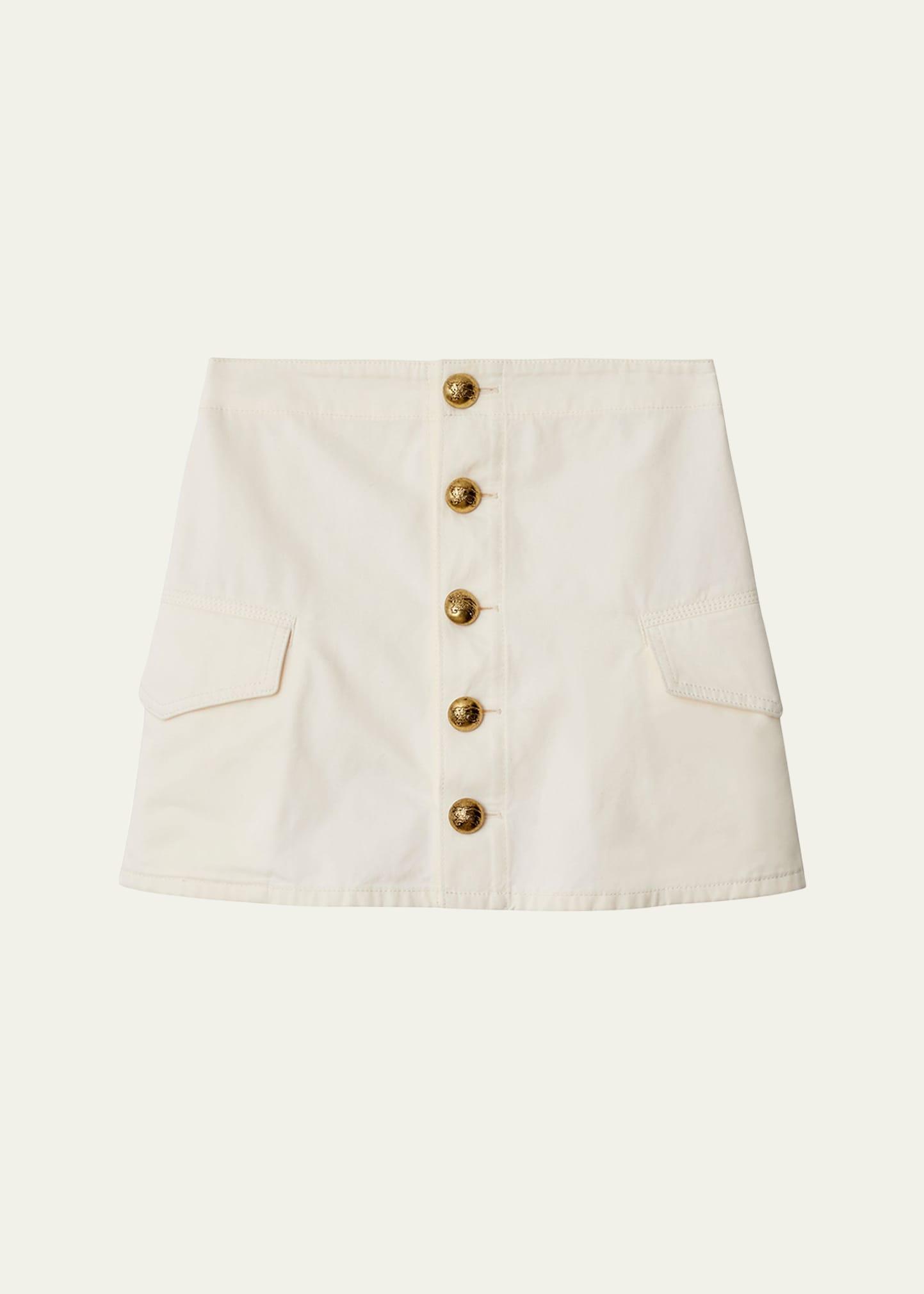cotton mini skirt