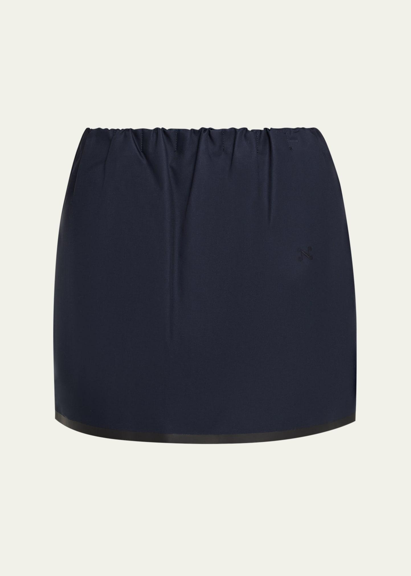 cotton mini skirt