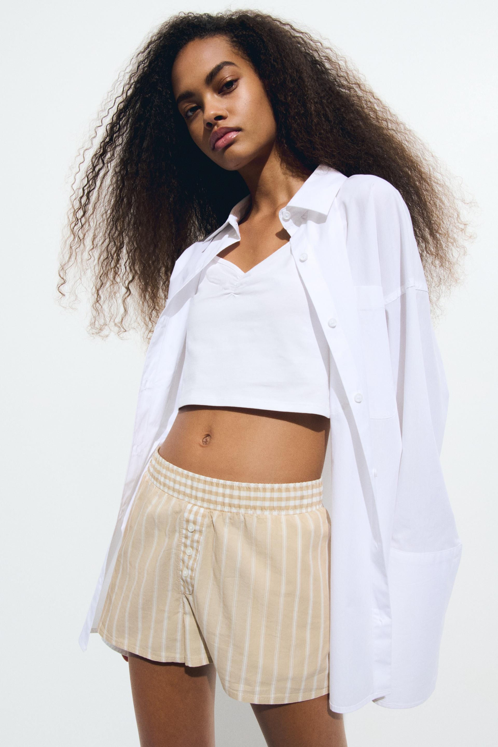 cotton pull-on shorts