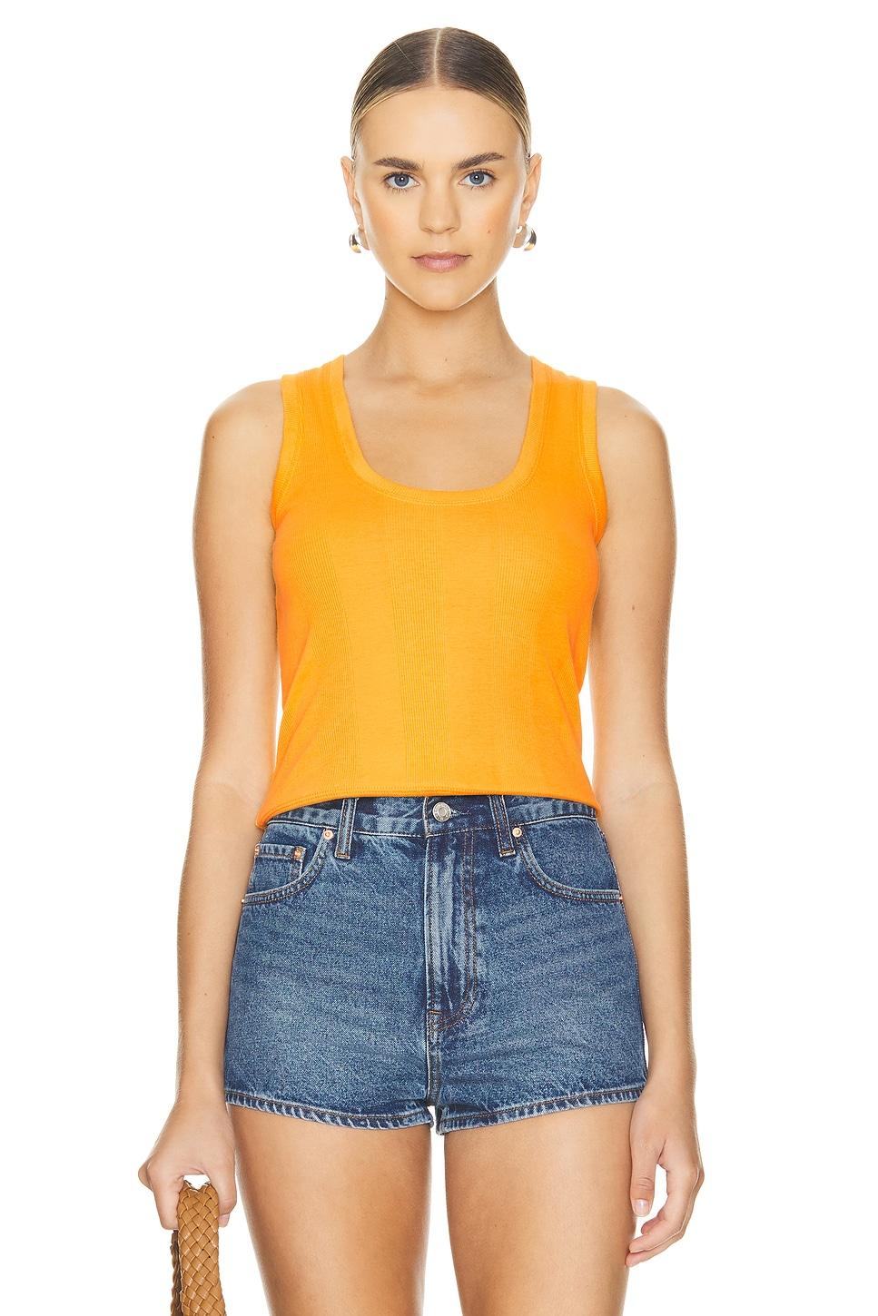 cotton rib crop tank