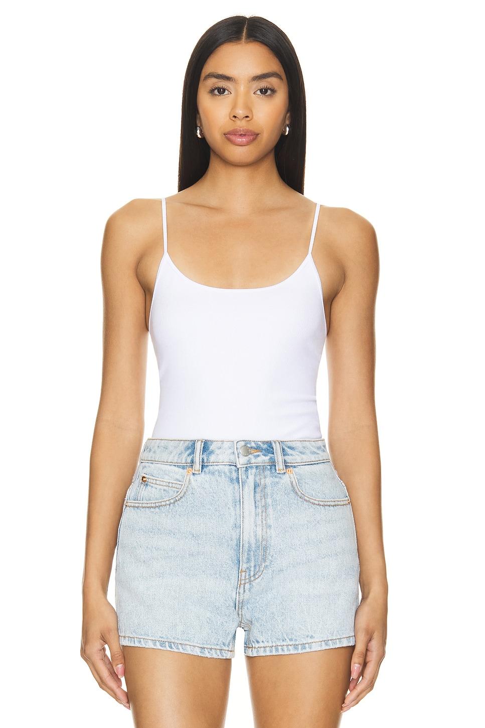 cotton rib seamless tank bodysuit
