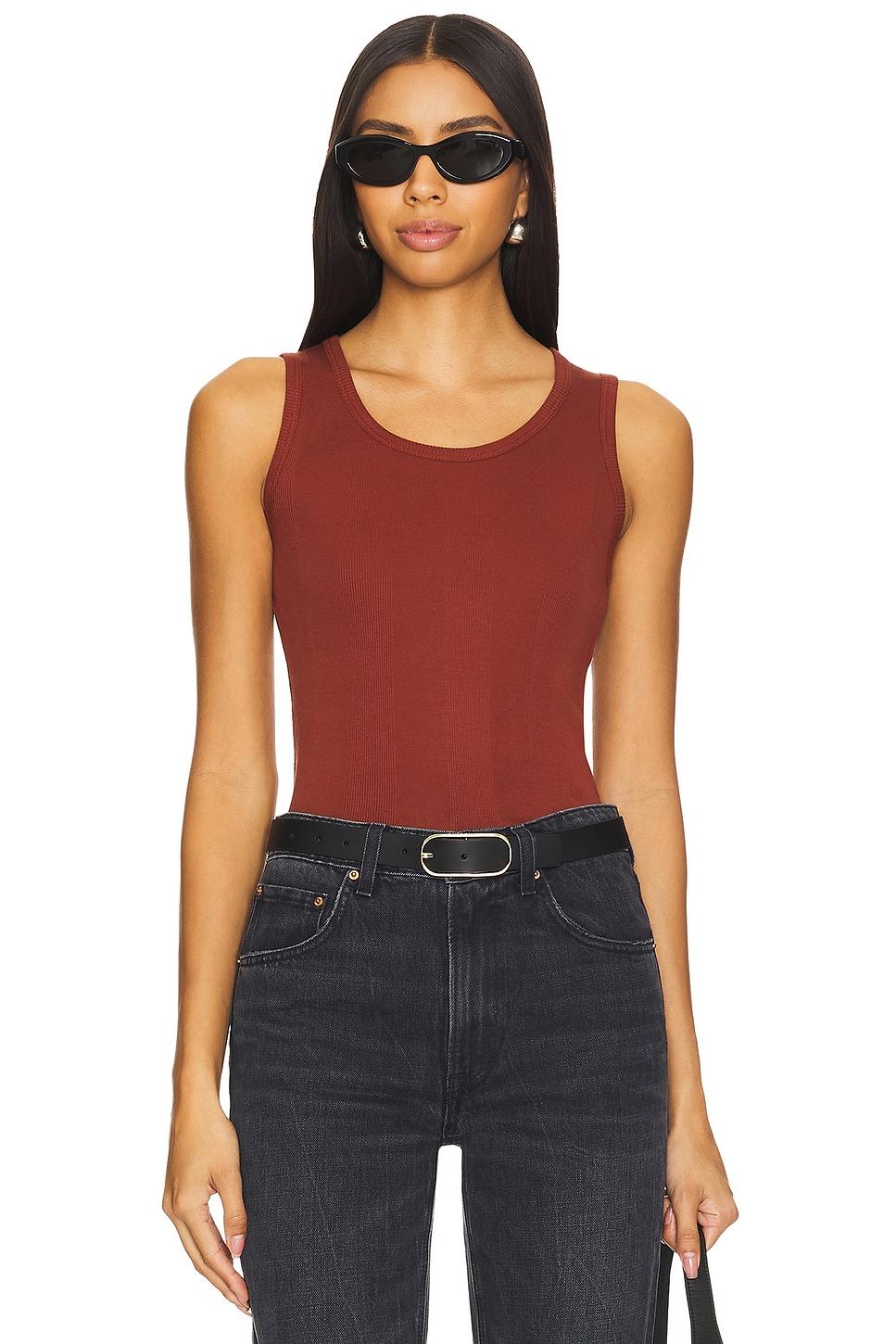 cotton rib tank top
