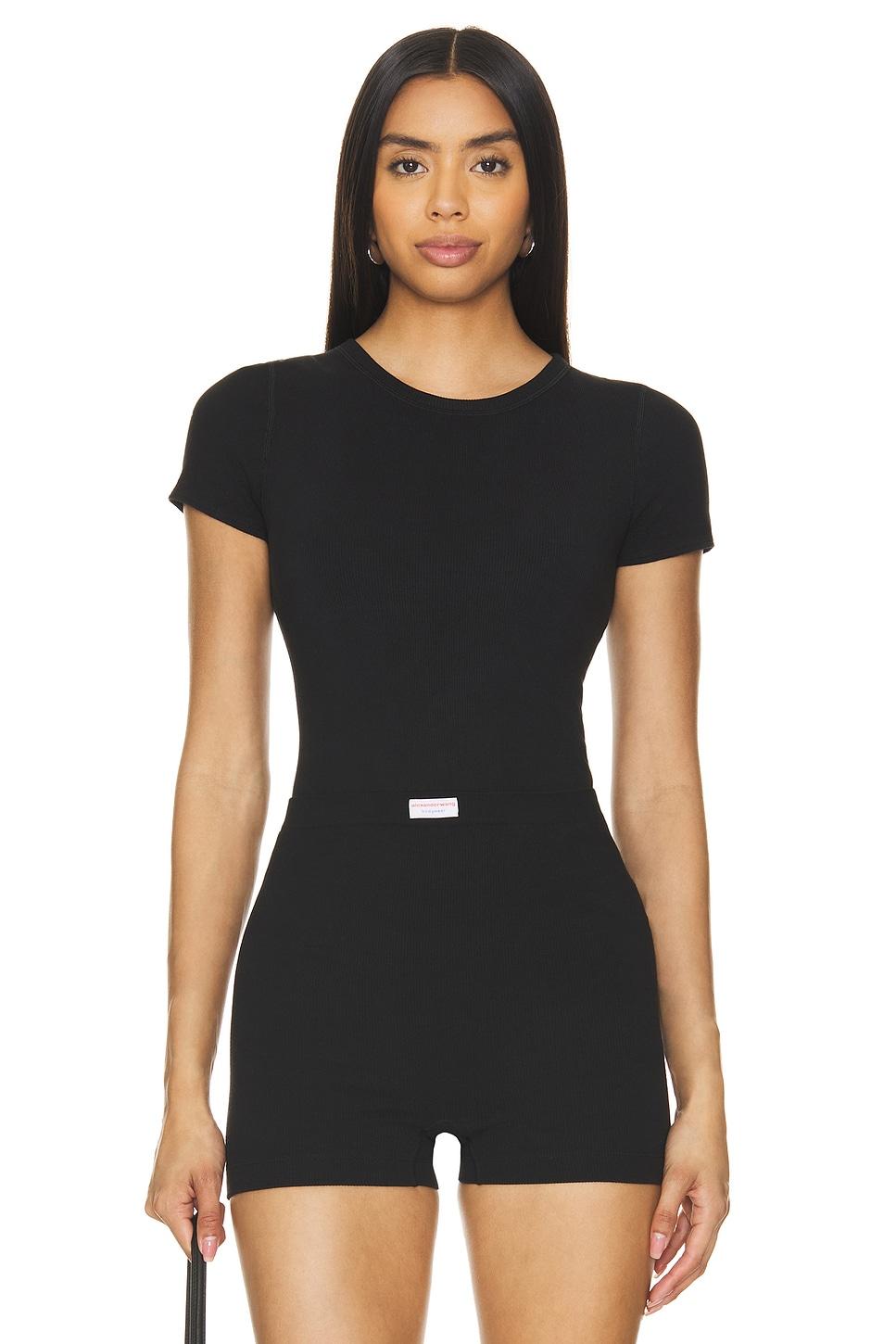 cotton rib tee bodysuit