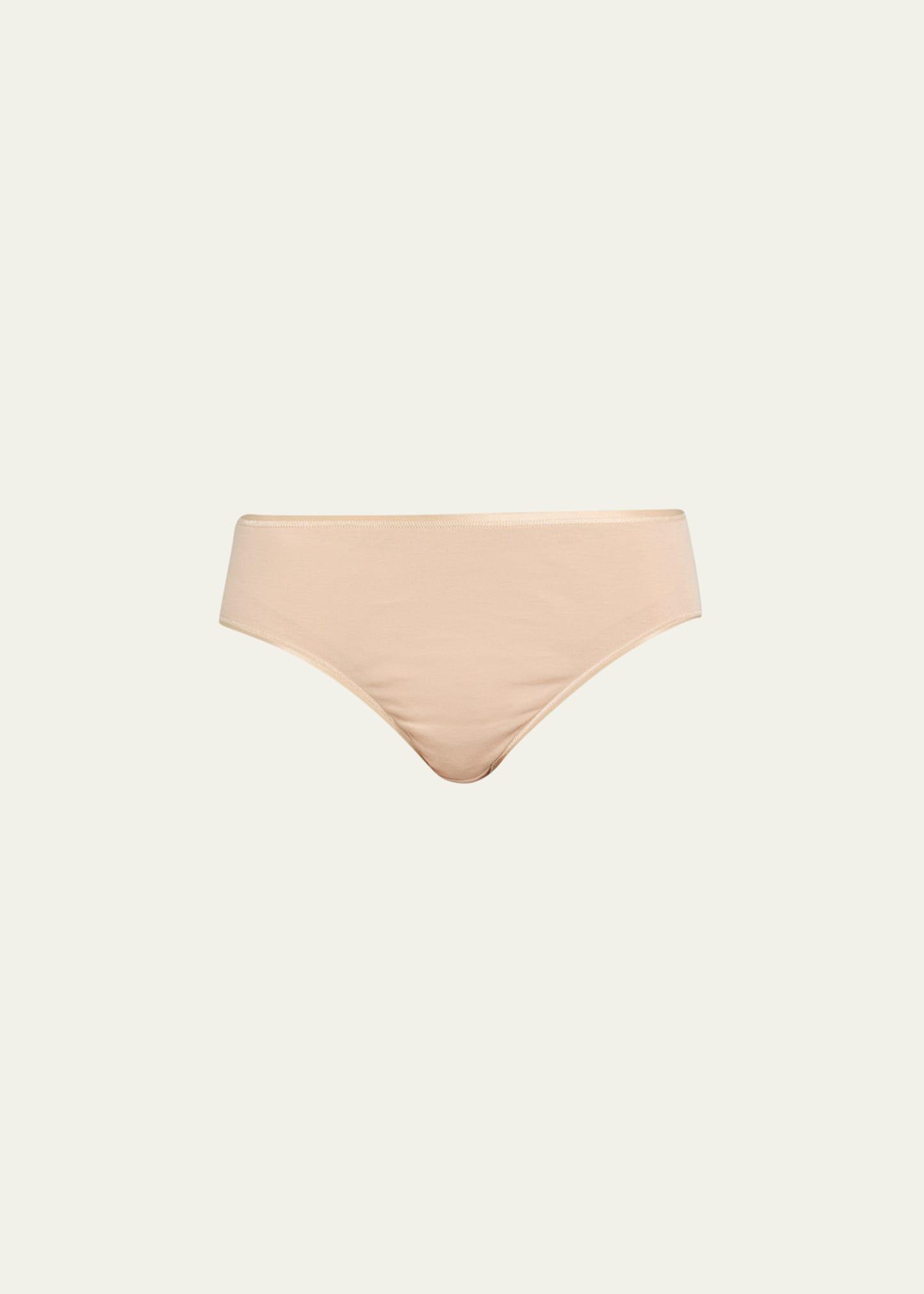 cotton seamless high-leg briefs
