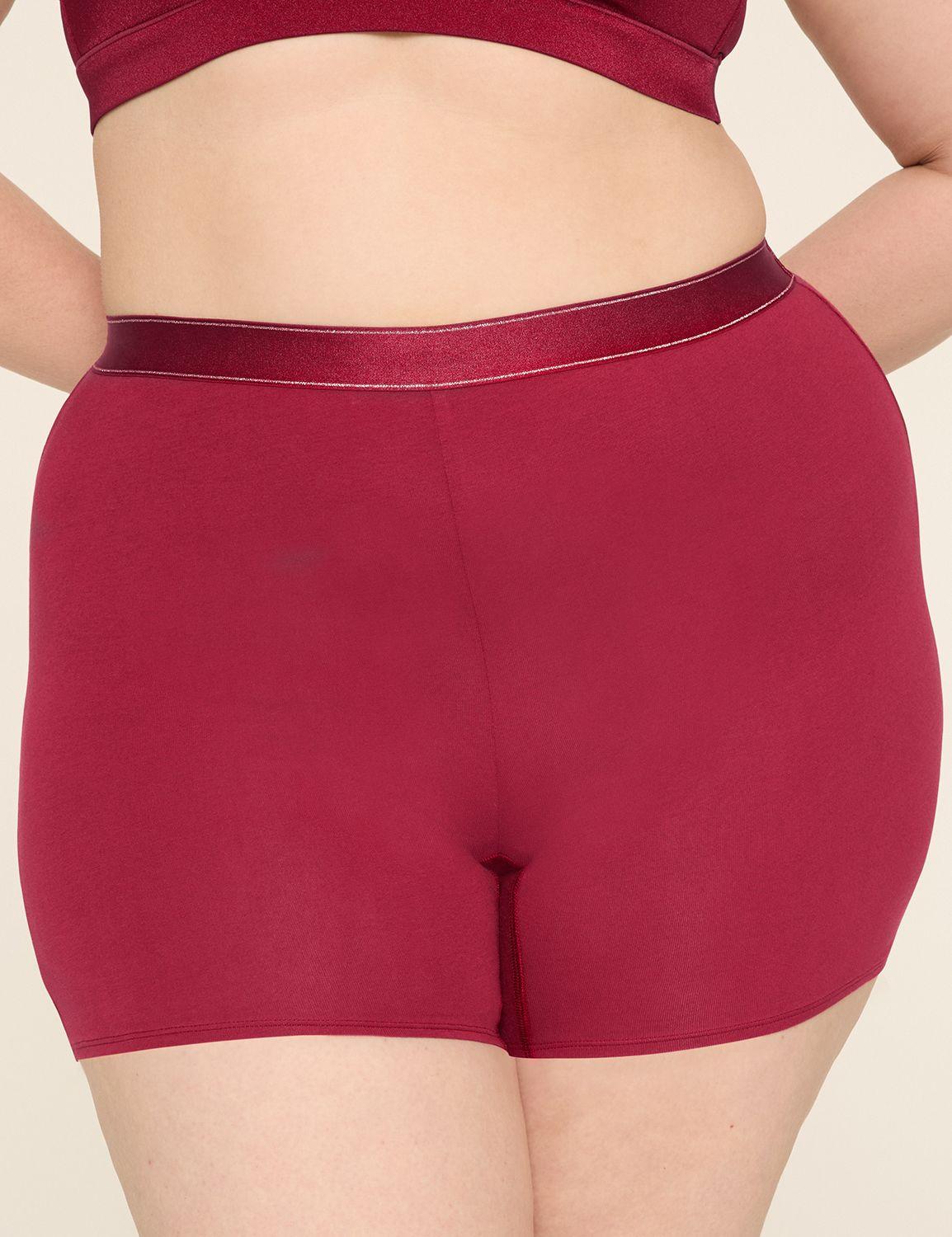 cotton shortie sparkle-waistband panty