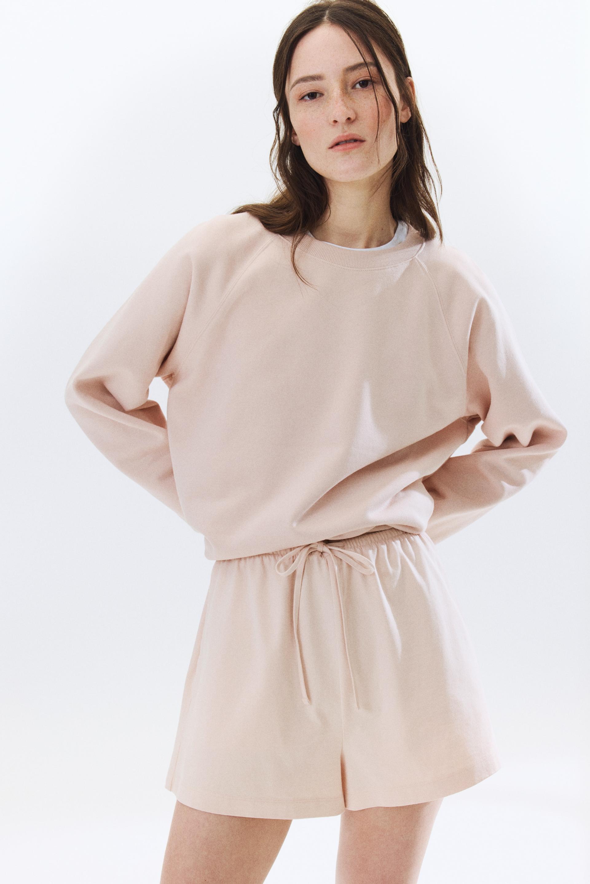cotton shorts with drawstring