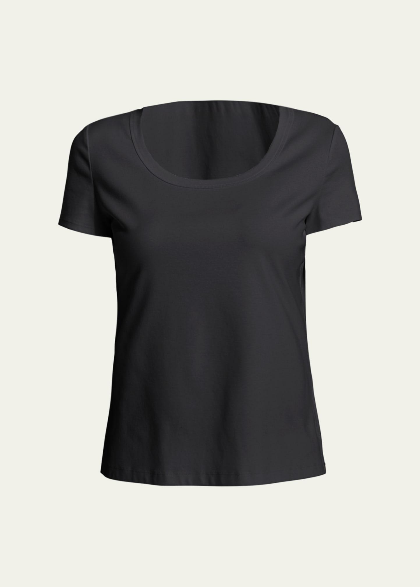 cotton-stretch basic tee
