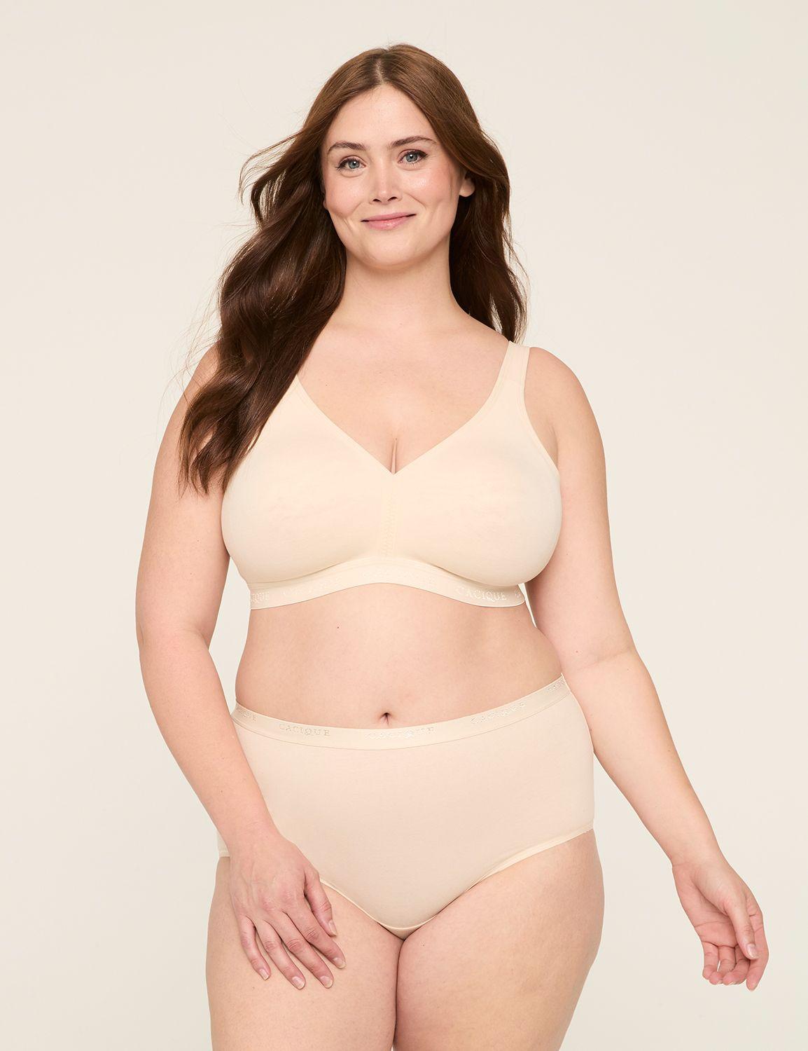 cotton unlined no-wire bra