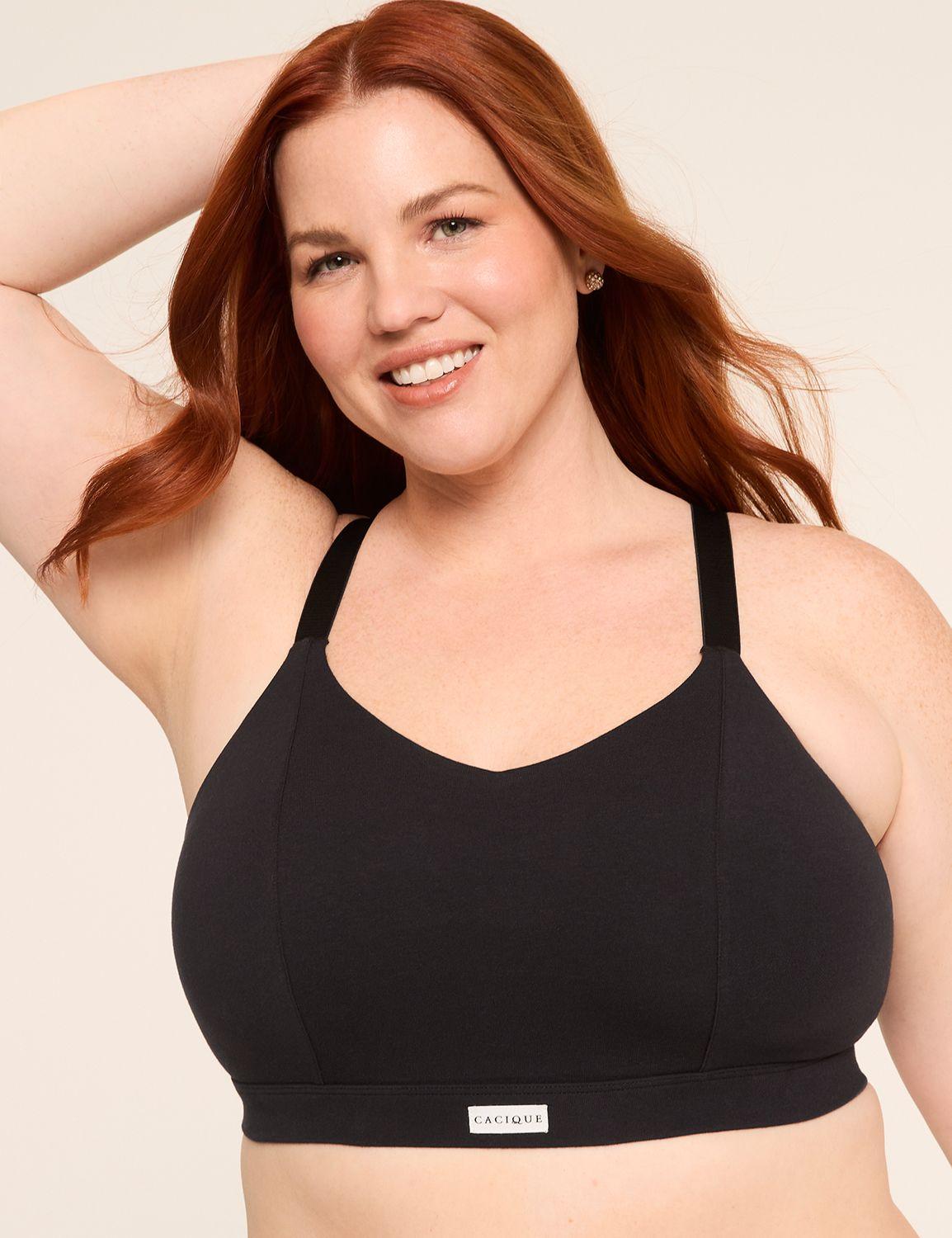 cotton v-neck bralette