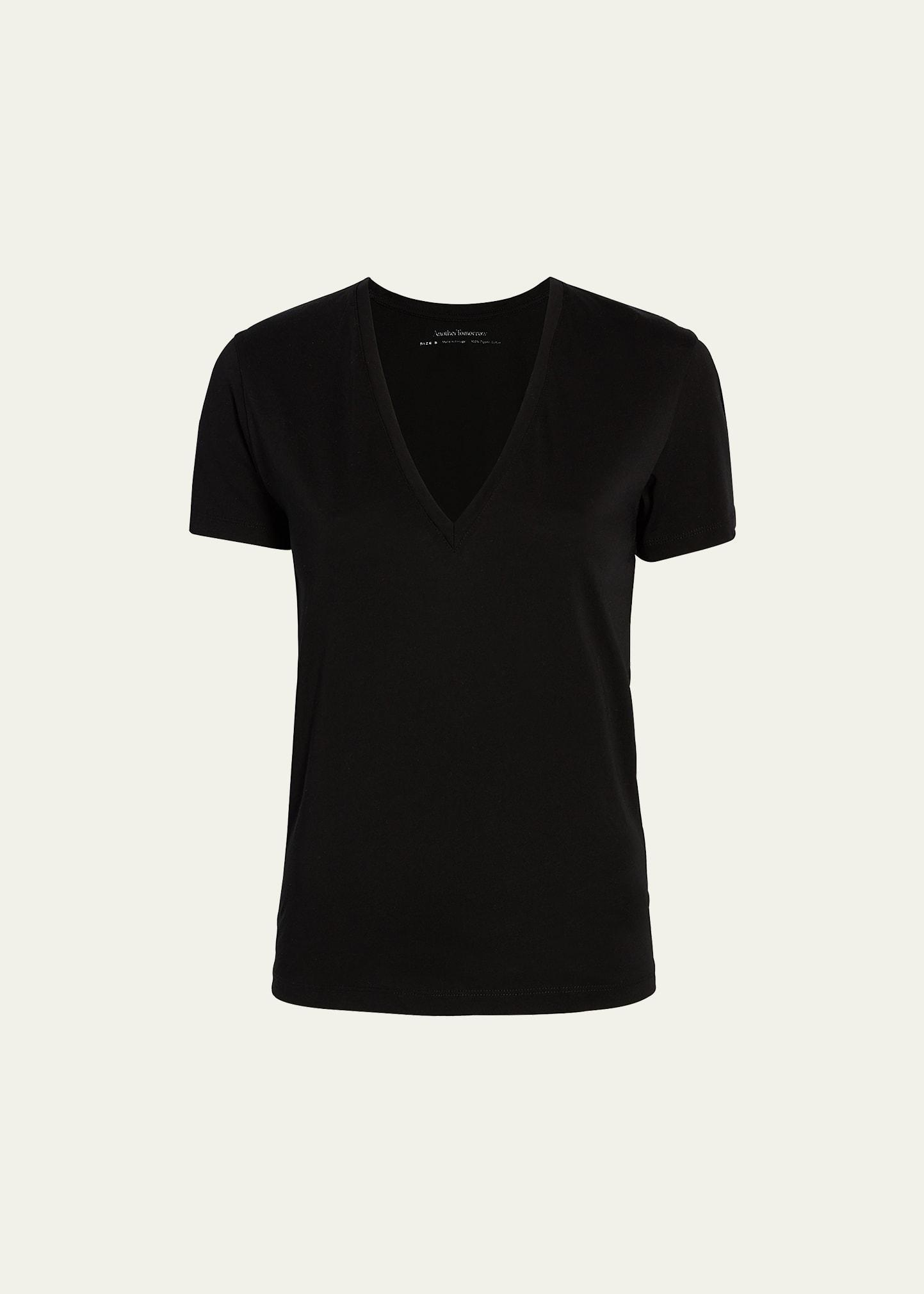 cotton v-neck tee