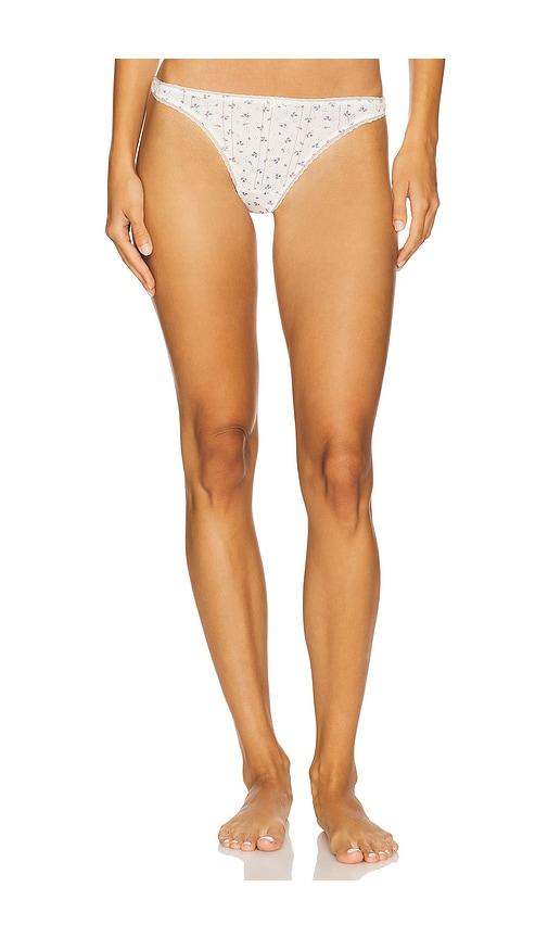 cou cou intimates the thong in ivory.