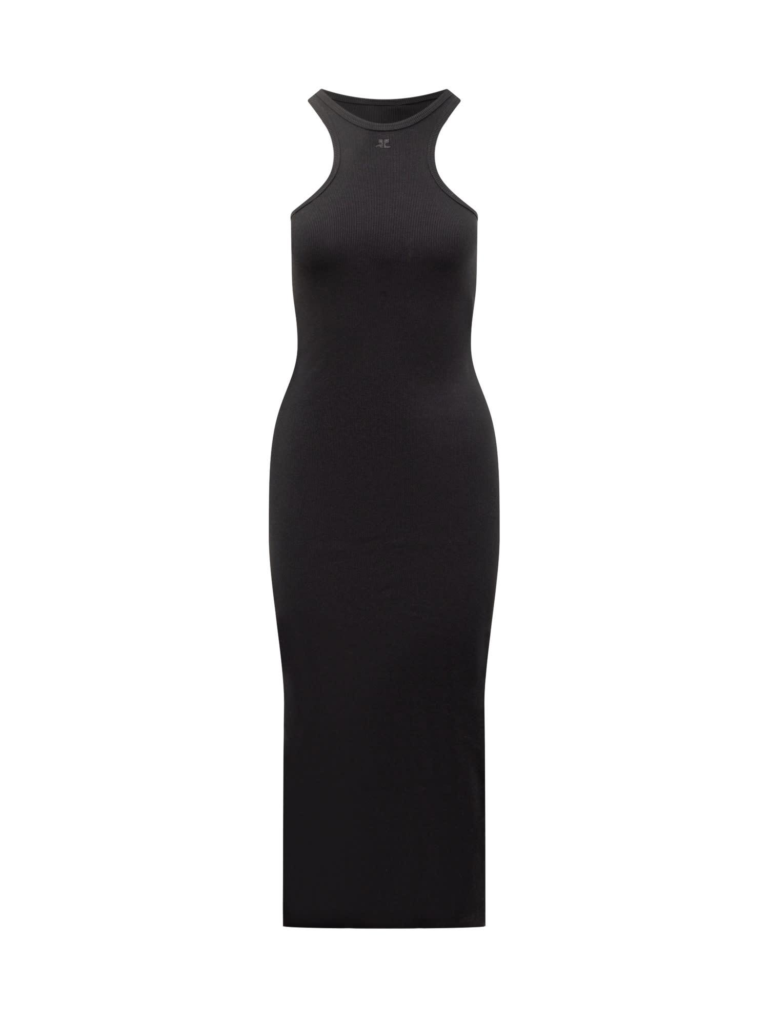 courrèges 90 rib long dress