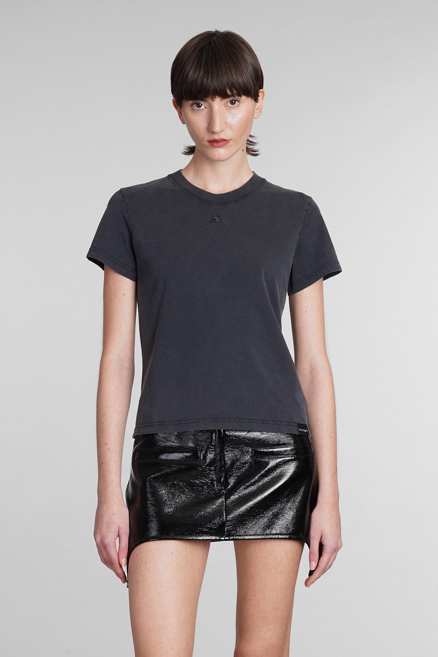 courrèges ac straight stonewashed t-shirt