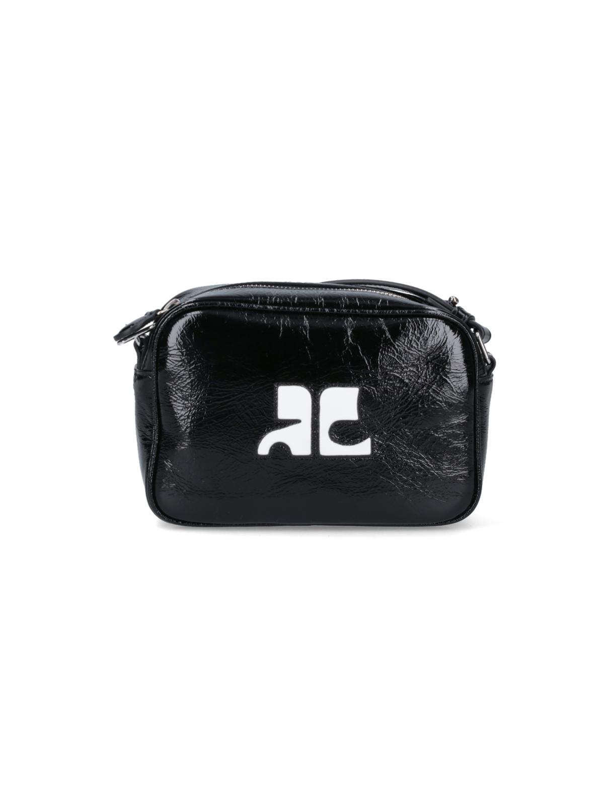 courrèges bags black main fabric: cow leather - women