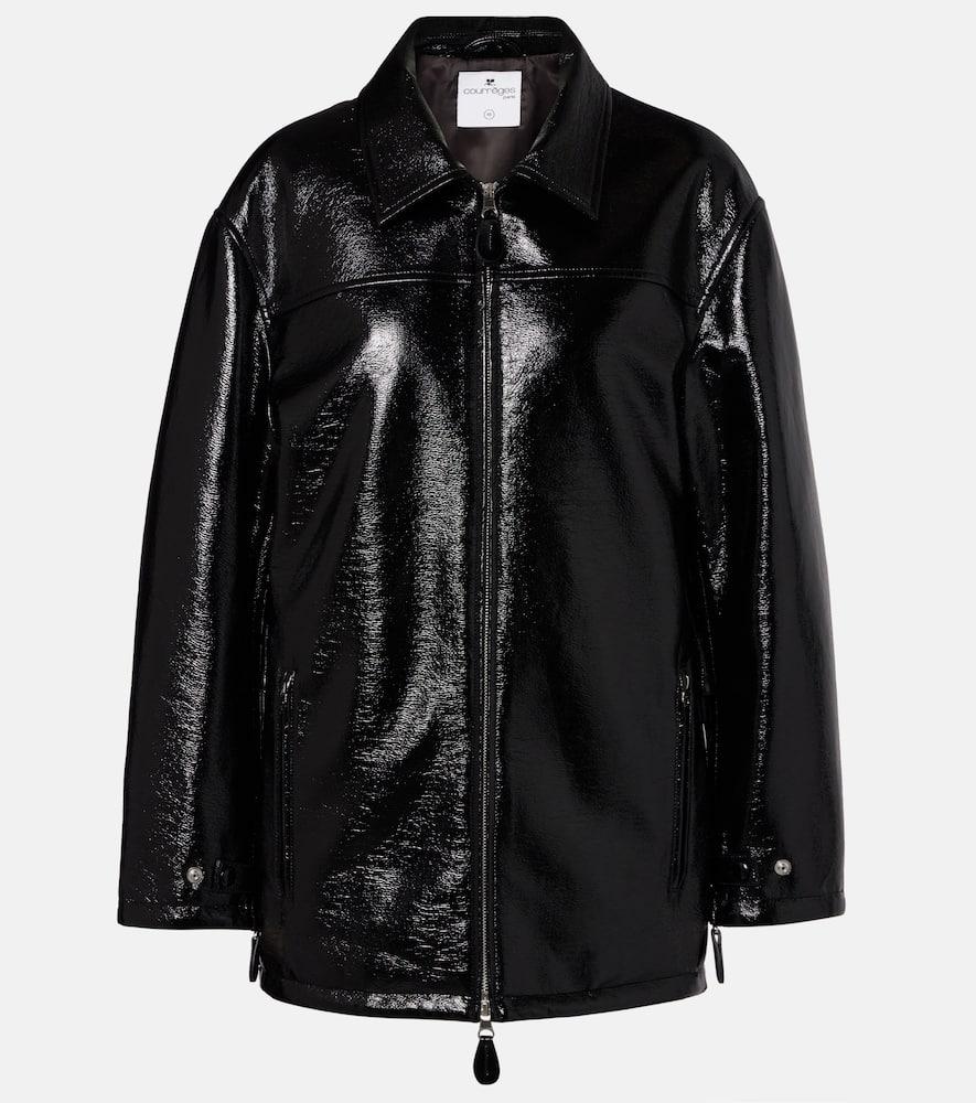 courrèges coated cotton