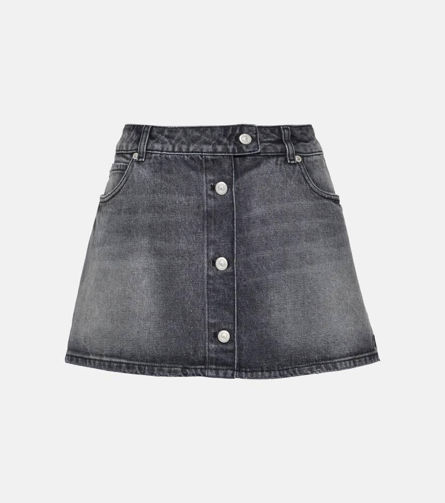 courrèges denim miniskirt