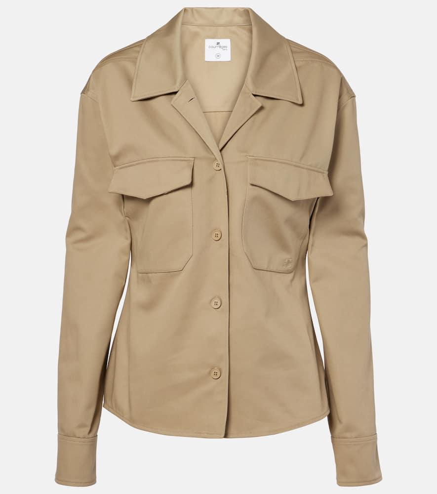 courrèges gabardine shirt