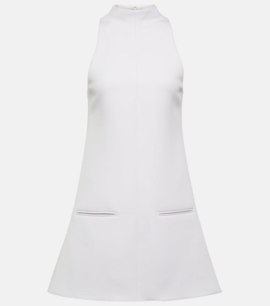 courrèges heritage logo minidress