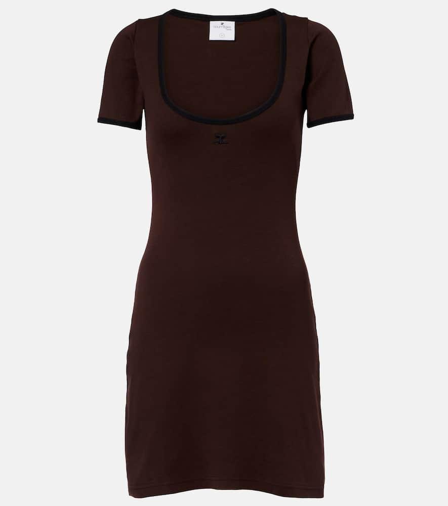 courrèges holistic cotton minidress